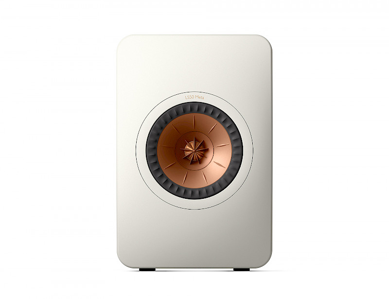 KEF LS50 Meta in white available from Martins Hi-Fi
