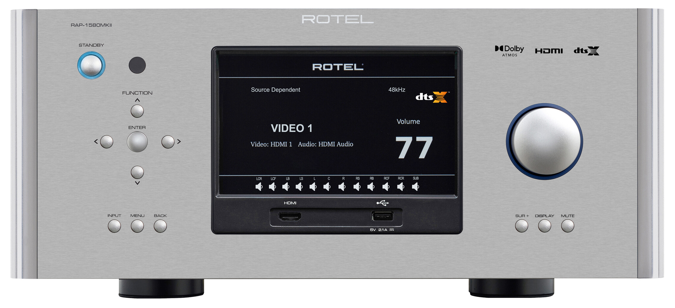 Rotel RSP-1580 MKII Silver