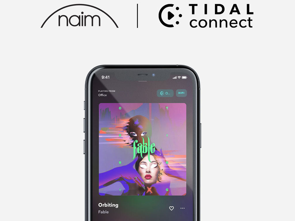 Naim adds TIDAL Connect Streaming on phone screen