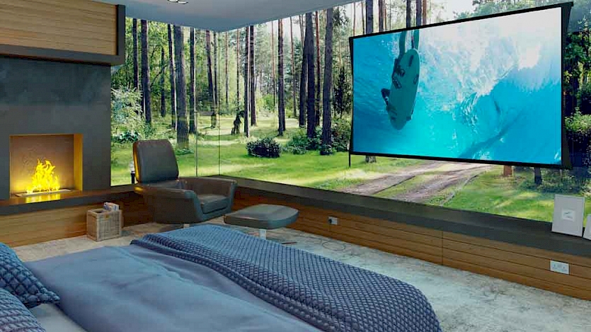 Screen Innovations Levitating Projector Screen