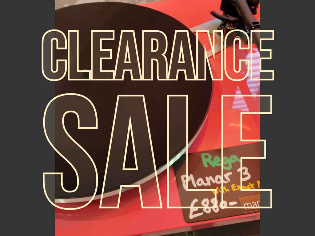 clearance sale poster with pink rega planar 3