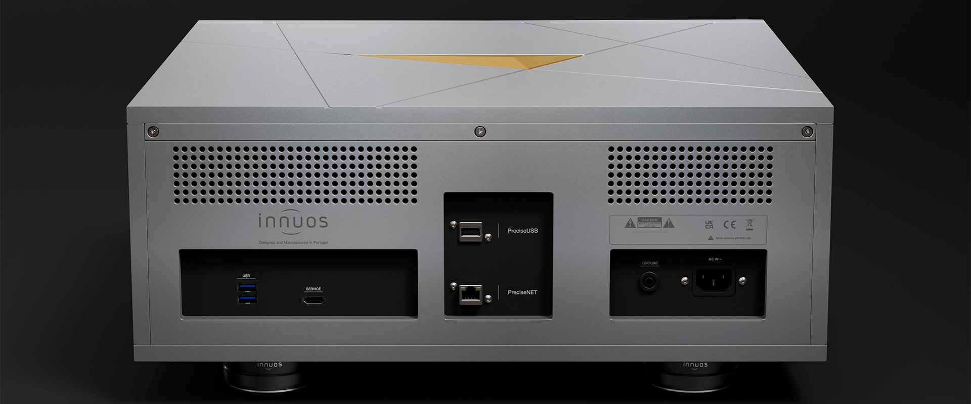 Rear view of Innuos Nazare - Martins Hi-Fi