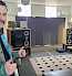 Chris Brown stood infront of Vitus demo system